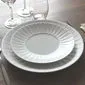 Assiette Plate Blanche Latica En Porcelaine Cm Bruno Evrard