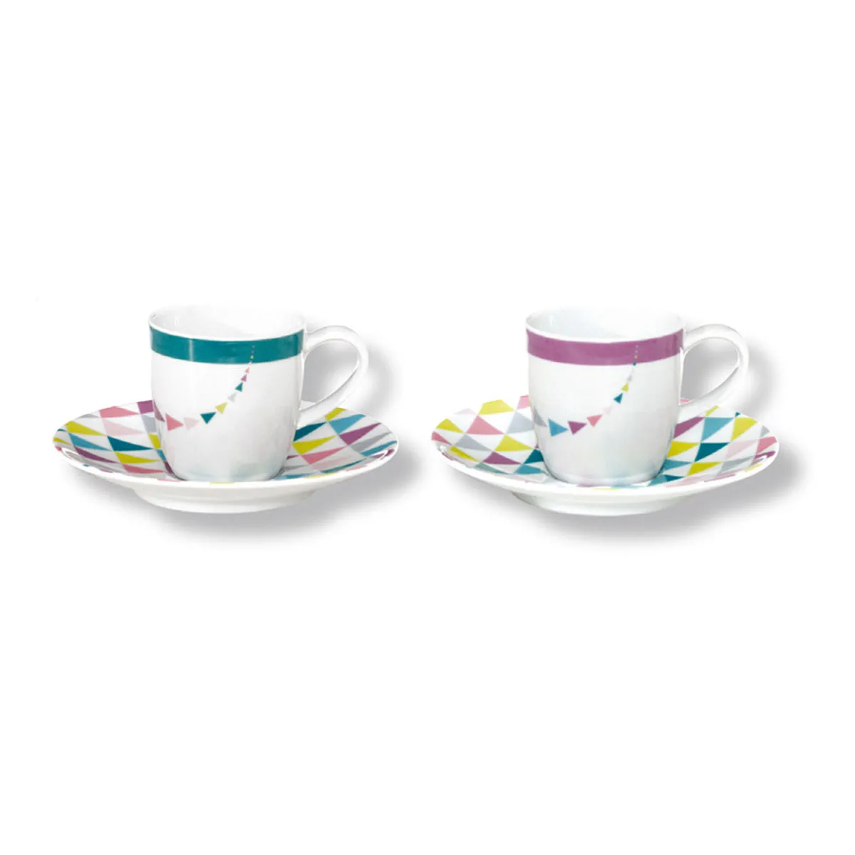 Set de tasses à café Signum, Porcelaine, Multicolore