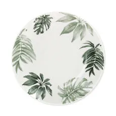 Assiette plate en porcelaine esprit montagne LES CONFINS 27 cm